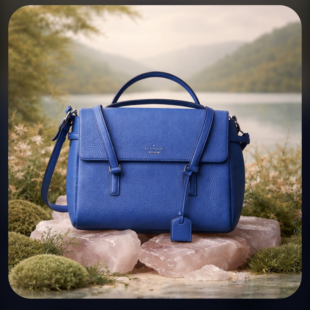 Royal blue so gorgeous bag you can use hand or cross body